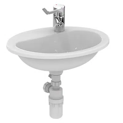 Image pour orbit 21 55cm Countertop Washbasin, 1 RH Taphole no overflow, no chainhole