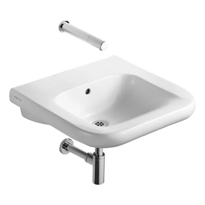 BIM objects - Free download! Contour 21 Accessible Washbasin 55cm No ...