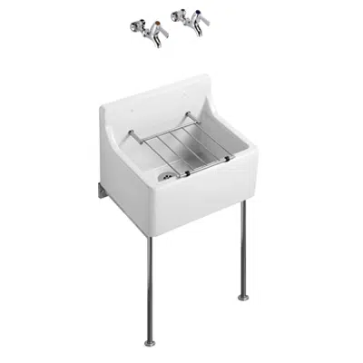 Birch Sink 51cm With Bucket Grating图像
