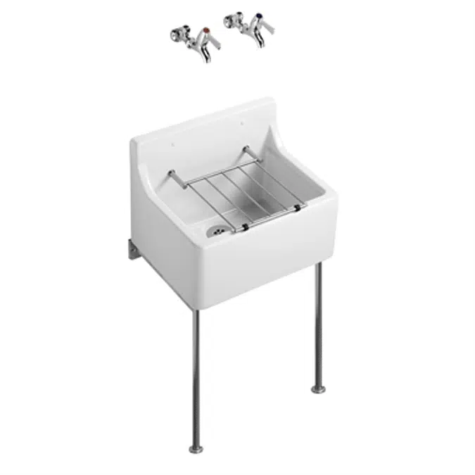 Birch Sink 51cm With Bucket Grating