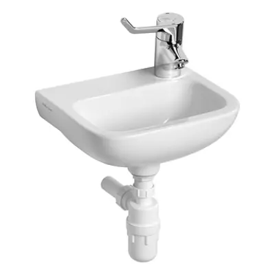 Contour 21 37cm Hand Rinse Washbasin RH Taphole No Overflow or Chain Hole 的圖片