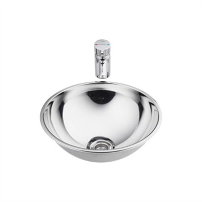 Image for Troon 2 Stainless Steel Washbasin 39cm With 1.1/2" waste
