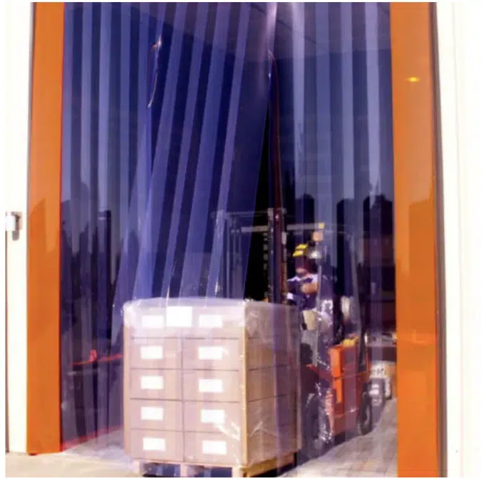 PVC Strip Curtains – Industrial Clear & Low-Temp Door Kits