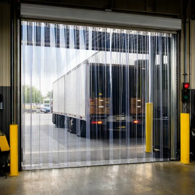PVC Strip Curtains – Industrial Clear & Low-Temp Door Kits
