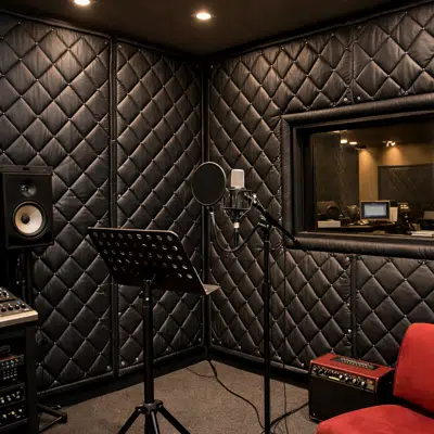 Image for Acoustic Curtain – 2" Double-Faced Sound Barrier System | SCC-9