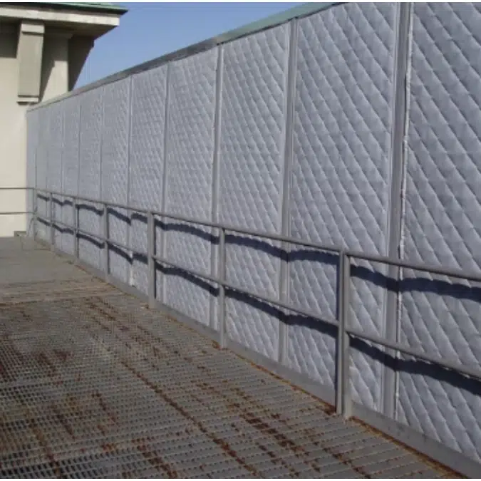 Outdoor Noise Control Curtain | STC 27 Industrial Sound Barrier | SCC-12 EXT | Revit BIM Object