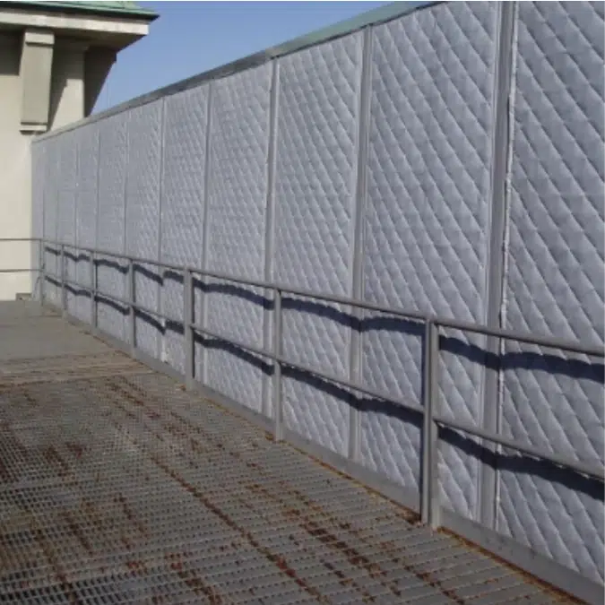 Outdoor Noise Control Curtain | STC 32 Industrial Sound Barrier | SCC-13 EXT | Revit BIM Object