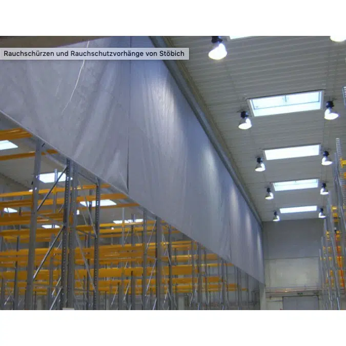 UL Listed Static Smoke Containment Curtain – 1 Hour Fire-Rated Draft Curtain System