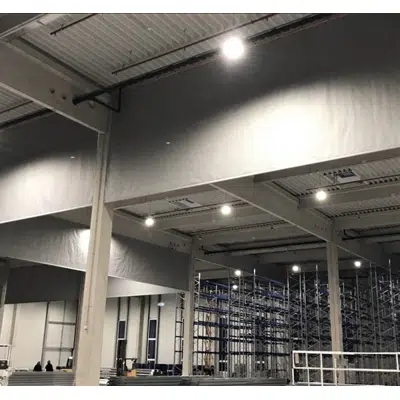 Image for UL Listed Static Smoke Containment Curtain – 1 Hour Fire-Rated Draft Curtain System