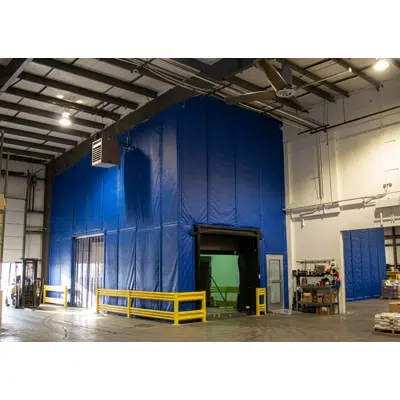 Image for Insulated Curtain Wall System BIM Object | Industrial Thermal Partition Wall