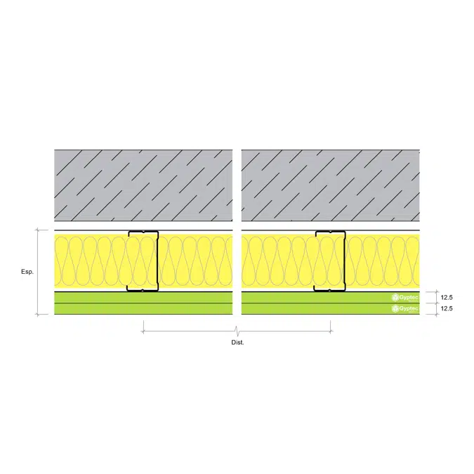 REVESTIMENTO 95 BA13 Protect - Interior wall lining