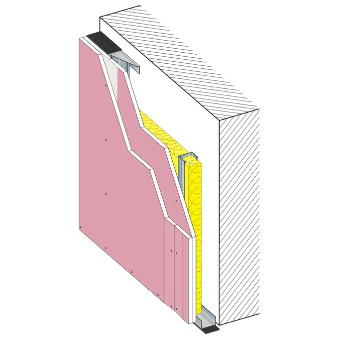 REVESTIMENTO 100 BA15F - Interior wall lining