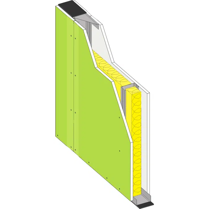 DIVISÓRIA 120 BA13 Protect - Interior drywall partition