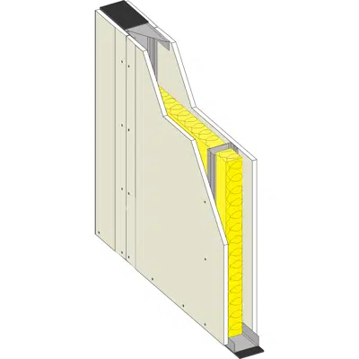 Obrázek pro DIVISÓRIA 120 BA13A - Interior drywall partition