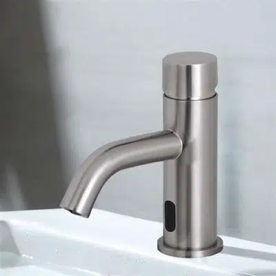 kuva kohteelle Brushed Nickel Commercial Automatic Motion Touchless Faucet