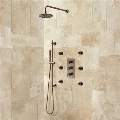 Image for Fontana Lima Wall Mount Rainfall Shower System