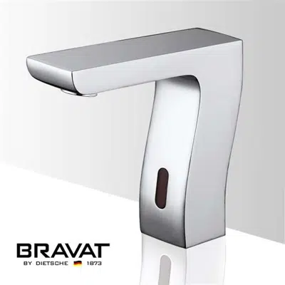 Image for Bravat Trio Commercial Automatic Motion Chrome Touchless Faucets in Chrome