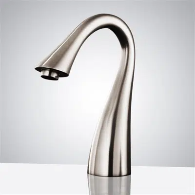 billede til Fontana Commercial Brushed Nickel Touch less Automatic Sensor Hands Free Faucet