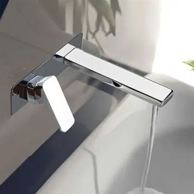 Image for Luca Chrome Finish Waterfall Bathroom Faucet