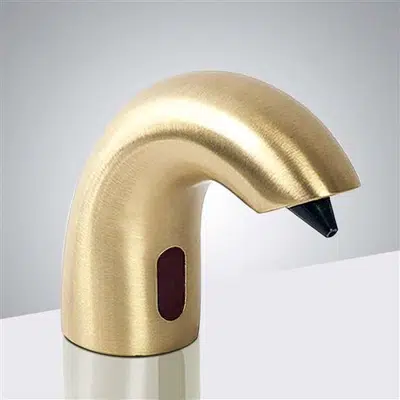 Fontana Commercial Electronic Sensor Soap Dispenser In Brushed Gold Finish图像