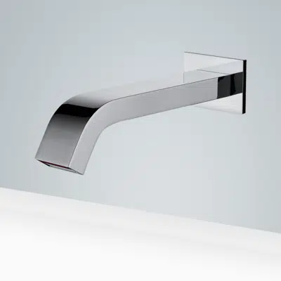 Image for Fontana Denver Wall Mounted Square Commercial Design Sensor Bathroom Sink Faucet