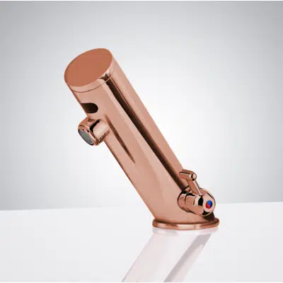 billede til Fontana Leo All-In-One Rose Gold Thermostatic Automatic Commercial Sensor Faucet