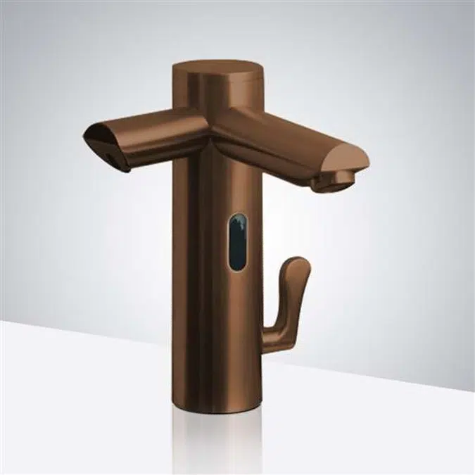 Fontana Lima Light Oil Rubbed Bronze Finish Dual Automatic Commercial Touchless Faucet And Soap Dispenser