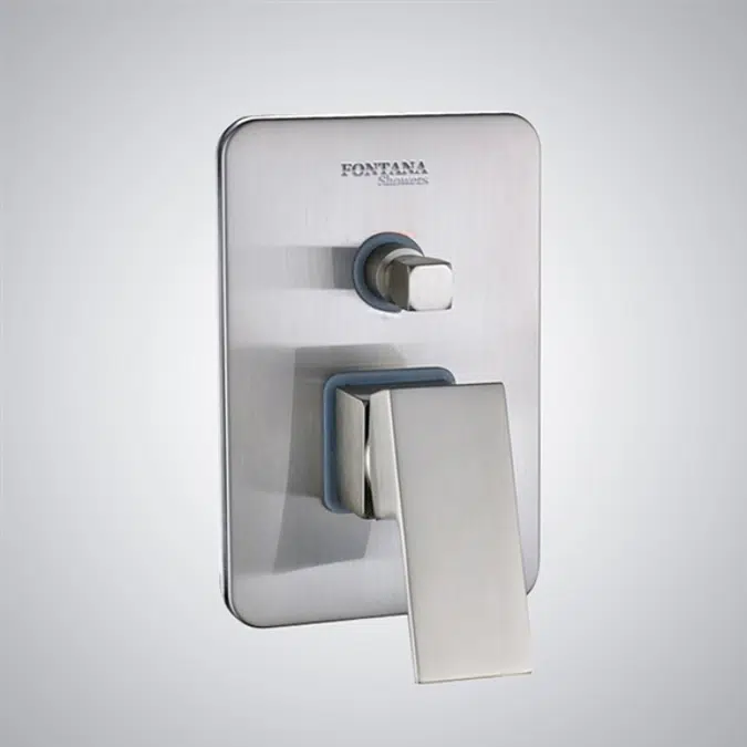 Fontana Brushed Nickel 2 Way Shower Mixer Valve Type A