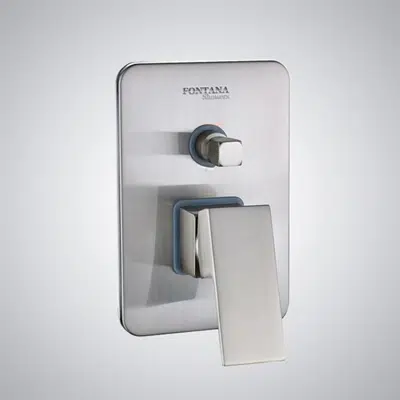 Image for Fontana Brushed Nickel 2 Way Shower Mixer Valve Type A