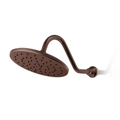 изображение для Fontana Light Oil Rubbed Bronze Round Rainfall Showerhead