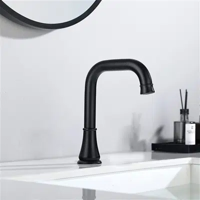 Image for Commercial Bathroom Matte Black Automatic Touchless Faucet