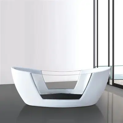 afbeelding voor Fontana Cesena White Acrylic Freestanding Indoor BathtubFontana Cesena Acrylic White Freestanding Indoor Bathtub