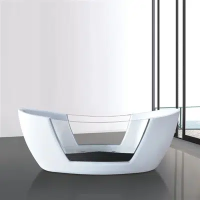 Image for Fontana Cesena White Acrylic Freestanding Indoor BathtubFontana Cesena Acrylic White Freestanding Indoor Bathtub