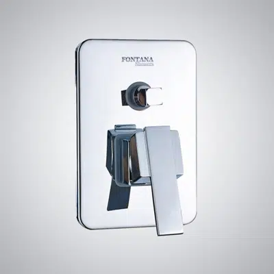 bild för Fontana 2 Way Wall Mounted Chrome Finish Shower Mixer Valve Type C