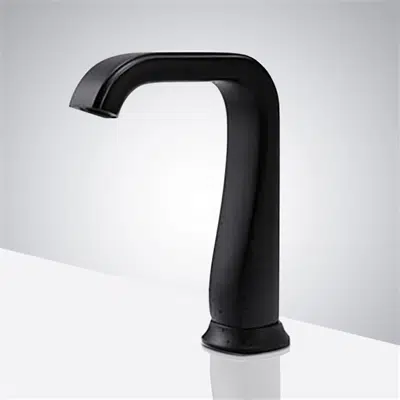 Fontana Commercial Matte Black Smart Touchless Faucet图像