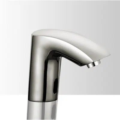 Image for Fontana Lano Commercial Automatic Touchless Faucet In Brushed Nickel Finish