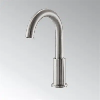 kép a termékről - Fontana Wella Goose Neck Commercial Automatic Touchless Faucet in brushed nickel finish