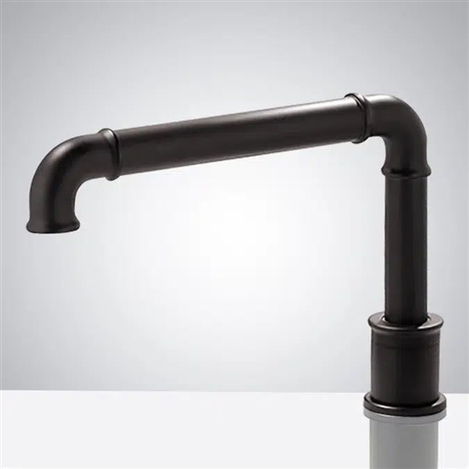 Fontana Couron Commercial Oil Rubbed Bronze Deck Mount Automatic Touchless Faucet