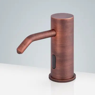 Image for Fontana Trio Commercial Antique Bronze Brass Deck Mount Automatic Sensor Liquid Soap Dispenser