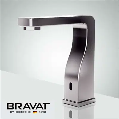 afbeelding voor Bravat Classic Commercial Brushed Nickel Hands-Free Motion Touchless Faucets