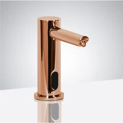 Image pour Marsala Minimalist Modern Rose Gold Sensor Soap Dispenser