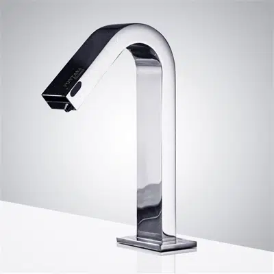 Imagem para Fontana Dual Function Automatic Deck Mount Chrome Sensor Water Faucet with Soap Dispenser}