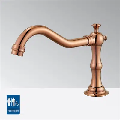 Image for Fontana Rose Gold Commercial Architectural Design Touchless Faucet