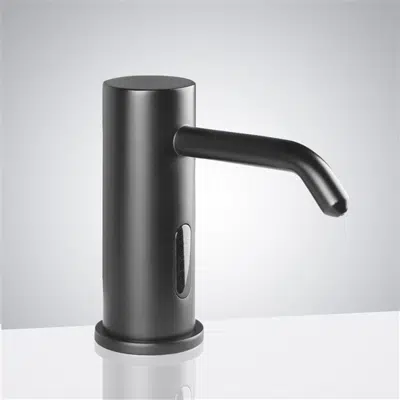 billede til Fontana Matte Black Commercial Automatic Soap Dispenser