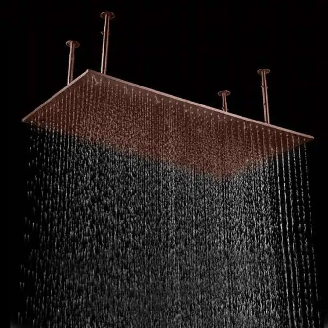 Fontana Vicenza 20x40in Oil Rubbed Bronze Ceiling Mount Rain Shower Head