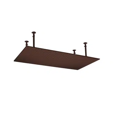 Fontana Vicenza 20x40in Oil Rubbed Bronze Ceiling Mount Rain Shower Head图像