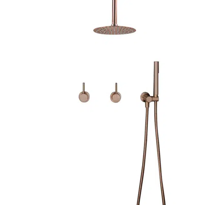 BIM objects - Free download! Fontana Verona Solid Brass Ceiling Mounted ...