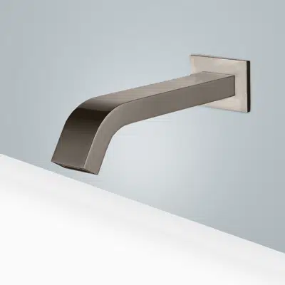 Obrázek pro Fontana Commercial Automatic Wall Mount Brushed Nickel Sensor Bathroom Faucet