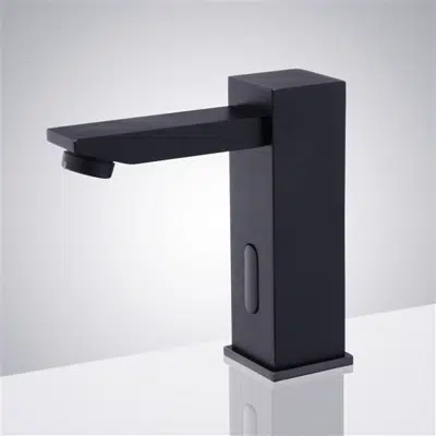 Image for Fontana Commercial Hands Free Touchless Automatic Motion Matte Black Sensor Faucet