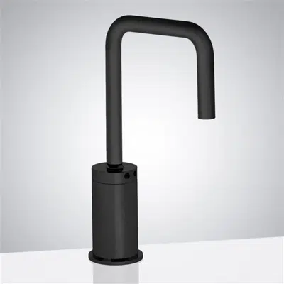 Image for Fontana Touchless Commercial U-Shaped Matte Black Finish Automatic Touchless Faucet
